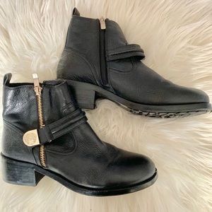 Vince Camuto leather booties